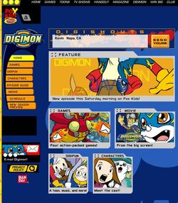 Fox kids website Season 2
