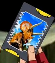 Triceratops card
