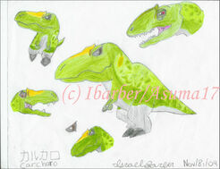 Carcharo the Carcharodontosaur by Asuma17