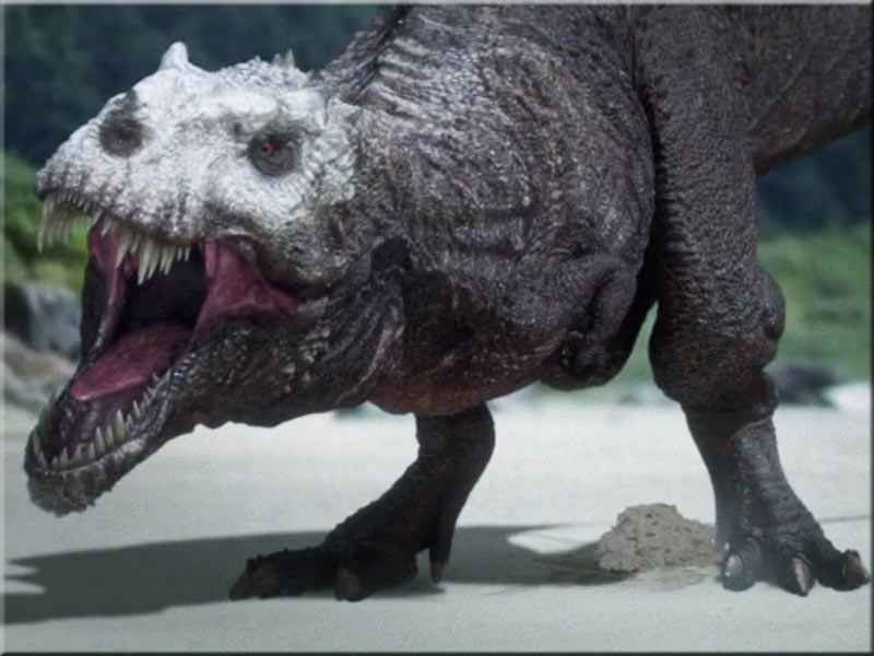 t rex fight