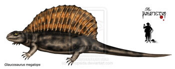Glaucosaurus megalops by Theropsida
