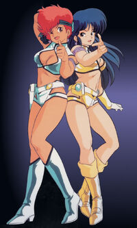 Dirty Pair Anime Duo