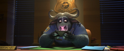 Zootopia Bogo watches Gazelle