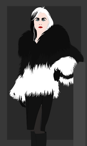 File:Victoria Smurfit's Cruella De Vil artwork.png