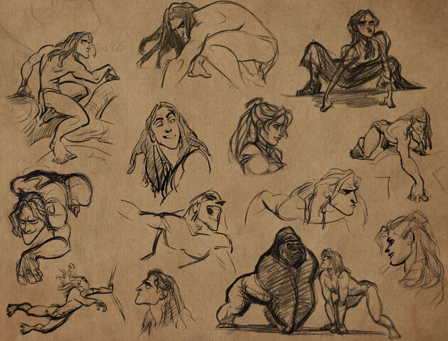 File:Glen keane tarzan concepts.jpg