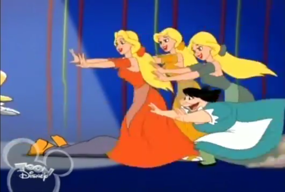 Image - The Bimbettes and Tilda trample Donald.PNG ...