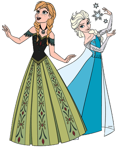 File:Frozen anna elsa sisters.gif