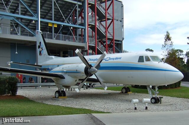 File:Walt Disney's plane at SBT.jpg