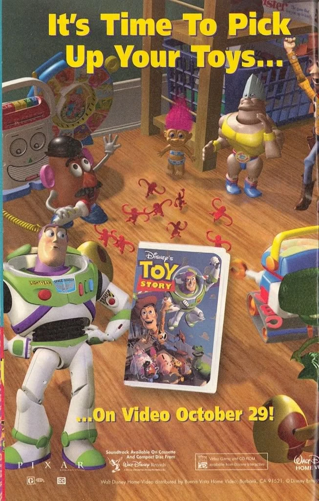 Image Disney and Pixar's Toy Story 1996 Promotional VHS Print