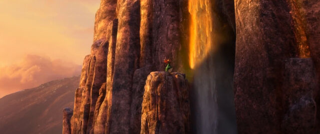 File:Brave cliff fall sunset.jpg