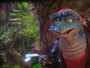 dinosaur with a spike on its head