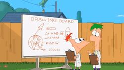 Rocket design drawing board