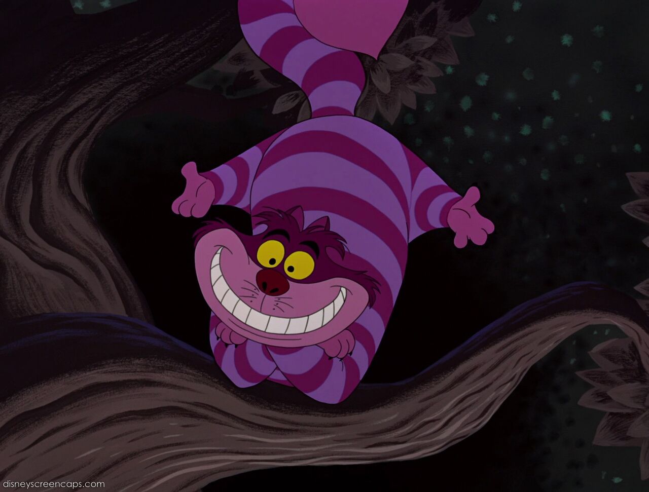 Alice speaks to Cheshire Cat