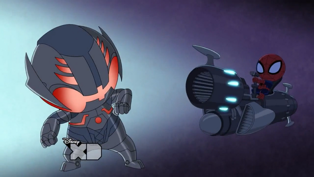 File:CartoonUltronandSpider-ManAA.png