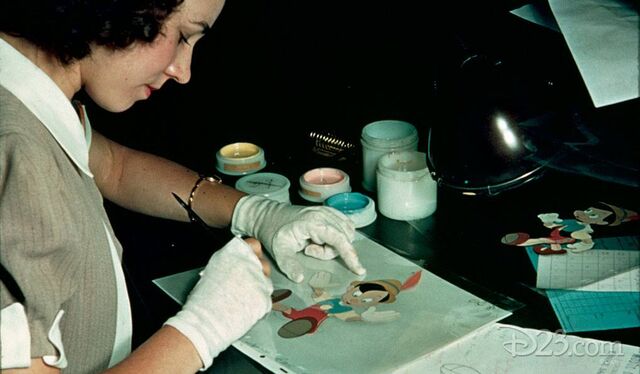 File:Ink and paint girl painting pinocchio.jpg