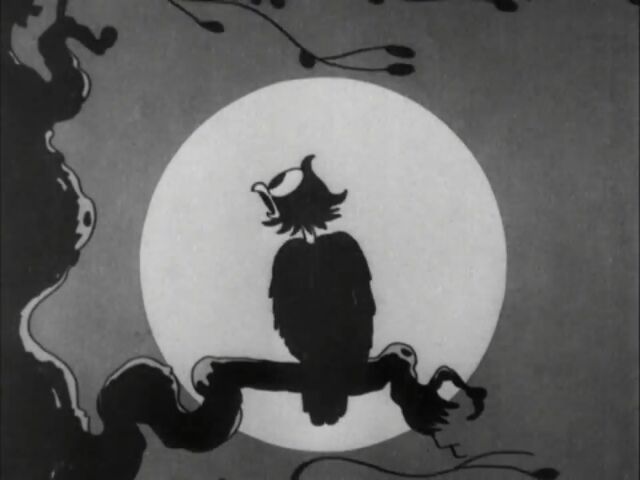File:Owl hooting at night.jpg