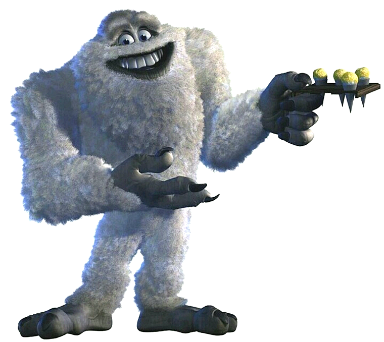 Image result for yeti from monsters inc