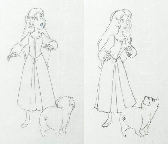 File:Eilonwy & Hen Wen.jpg