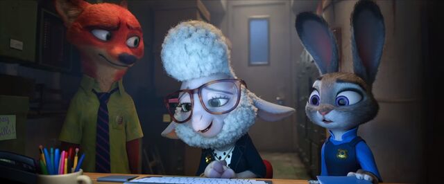 File:Zootopia Bellwether helping out.jpg
