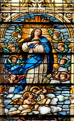 File:46230388-Assumption-of-the-Virgin-Mary-stained-glass-window-in-the-Basilica--Stock-Photo.jpg