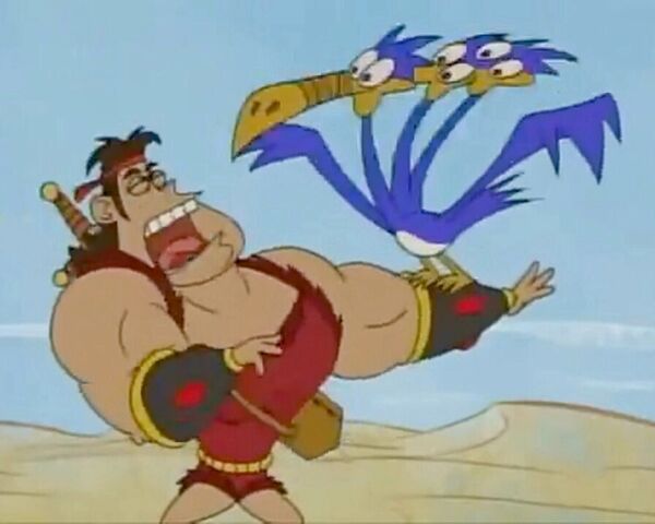 File:Dave getting pecked.jpg