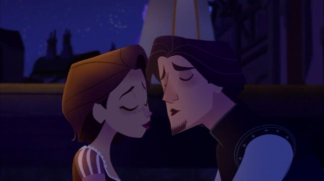File:Flynn & Rapunzel Kiss Attempt - Tangled Before Ever After (3).jpg