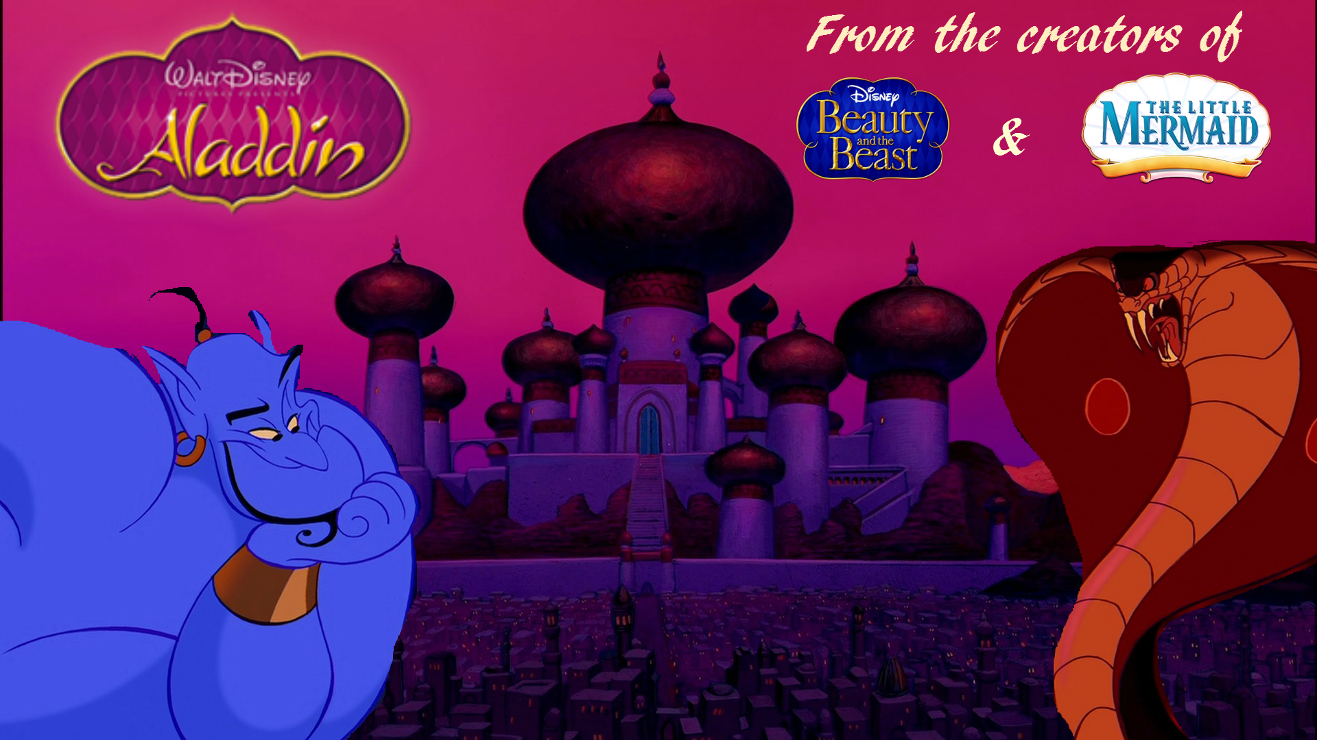 Image - Aladdin Genie and Jafar.png | Disney Wiki | Fandom powered by Wikia