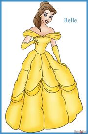 How-to-draw-belle-from-beauty-and-the-beast