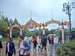 Entrance of Disneyland Paris