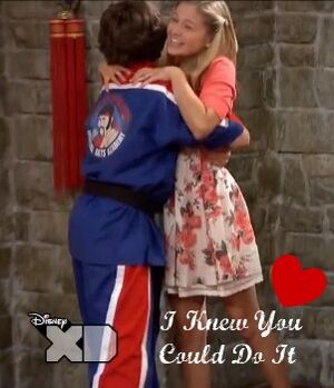 Jack and kim hug