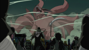 Group Hiruzen vs Kurama