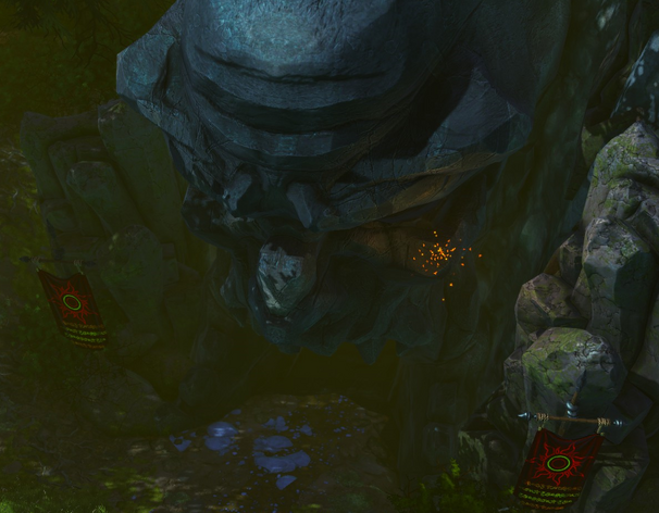 DOS Quest The Cave of Portals - Entrance