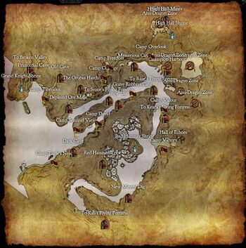 Orobas Fjords Map