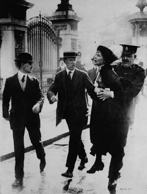 Emmeline pankhurst arrested