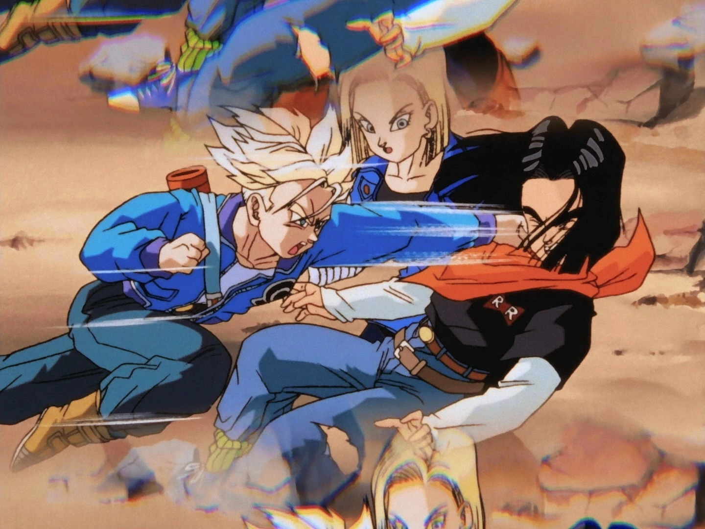 Image Trunks Vs Androids.jpg Dragon Ball Wiki FANDOM powered by Wikia