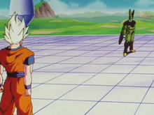 Goku incontra Cell dopo la trasformazione.png