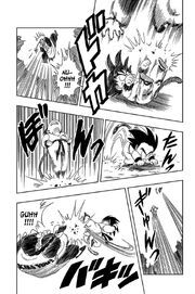 Goku attacks Mercenary Tao