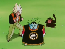 Re Kaioh del Nord aiuta Goku a cercare i namecciani