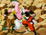 Majin Bu Gotenks vs Son Gohan.png