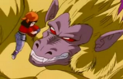 Golden Oozaru and pan