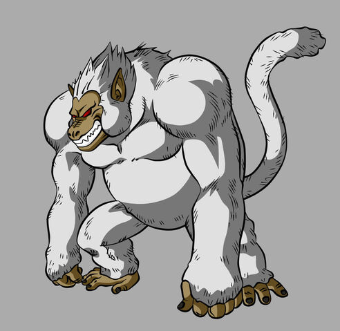 File:White Oozaru by ZeroWhiteMonkey.jpg
