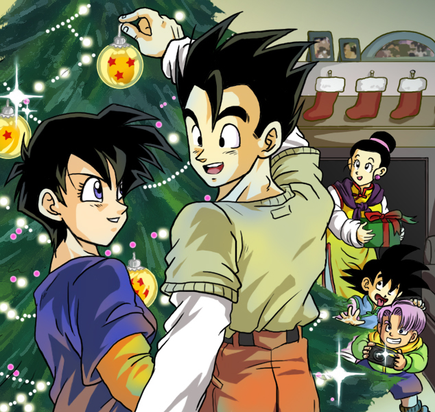 Image Gohan and Videl's Christmas.jpg Dragonball Fanon