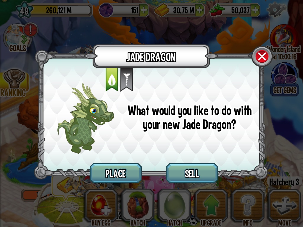 breed a jade and mana dragons on dragon city