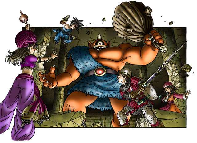 File:DQIX - Party battle Atlas.png