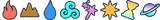 Fire-Earth-Water-Air-Magic-Light-Time-Space