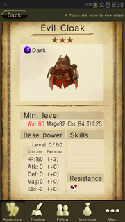 Evil Cloak