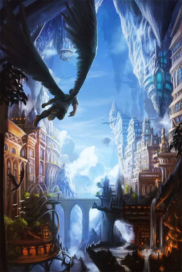 Winged City by Alayna