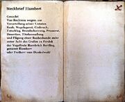 Steckbrief Humbert