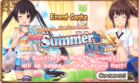 Lazy Summer's Day Event Gacha Banner