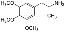 620px-Trimethoxyamphetamine structure.svg
